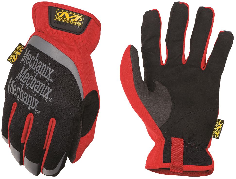 FastFit® Glovess (Medium, Red)